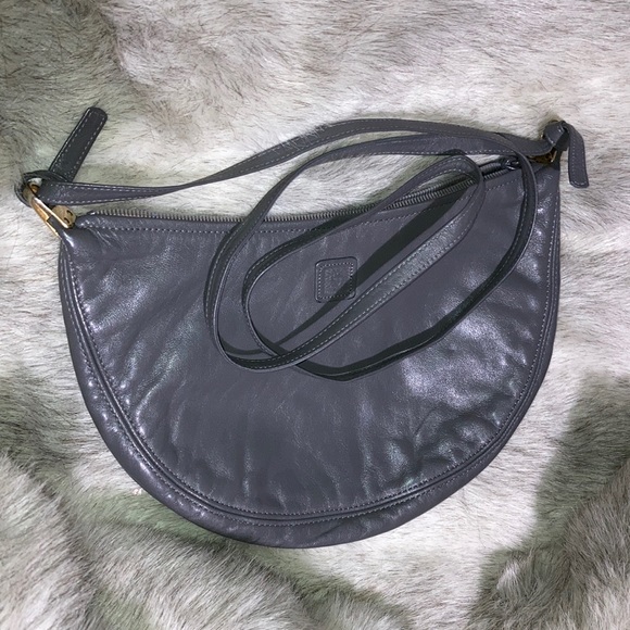 Vintage anne klein bandolera grey bag  for Calderon - Picture 1 of 6